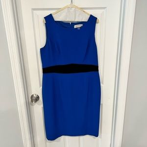 Kasper Color Block Sheath Dress